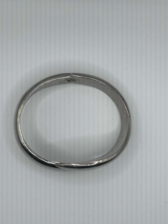 Heavy 925 Sterling Silver Sculptura Bangle Bracelet 68.5g Minimalist Wrap - Picture 11 of 15